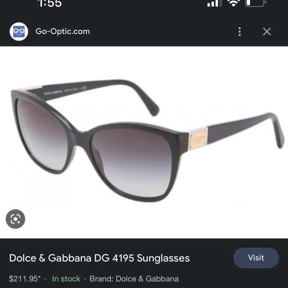 Dolce & Gabbana sunglasses worn once - Picture 5 of 6